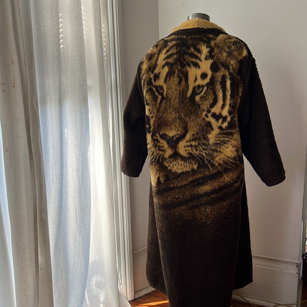 Vintage reversible tiger coat